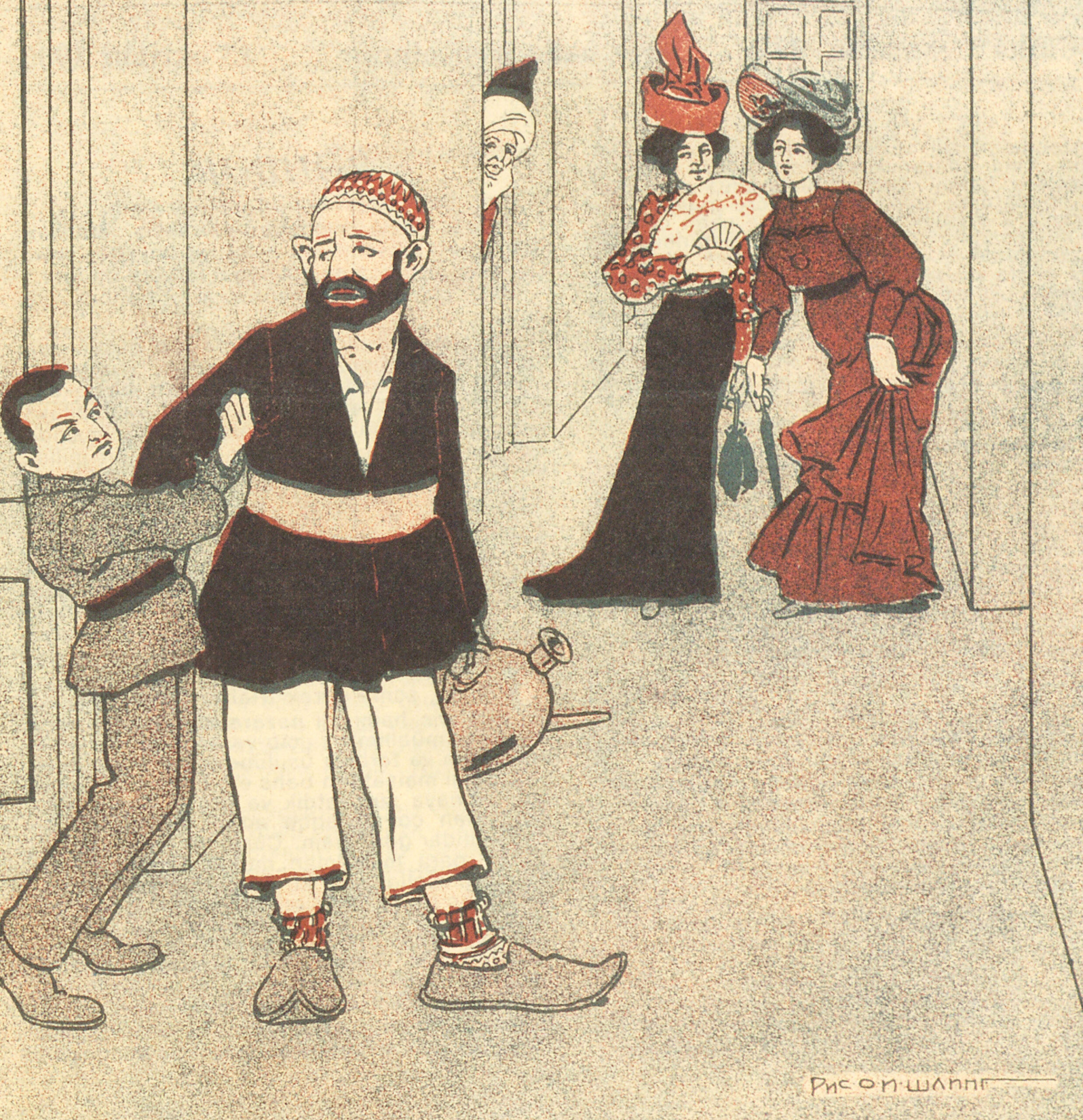 Boy Restrains his Brother