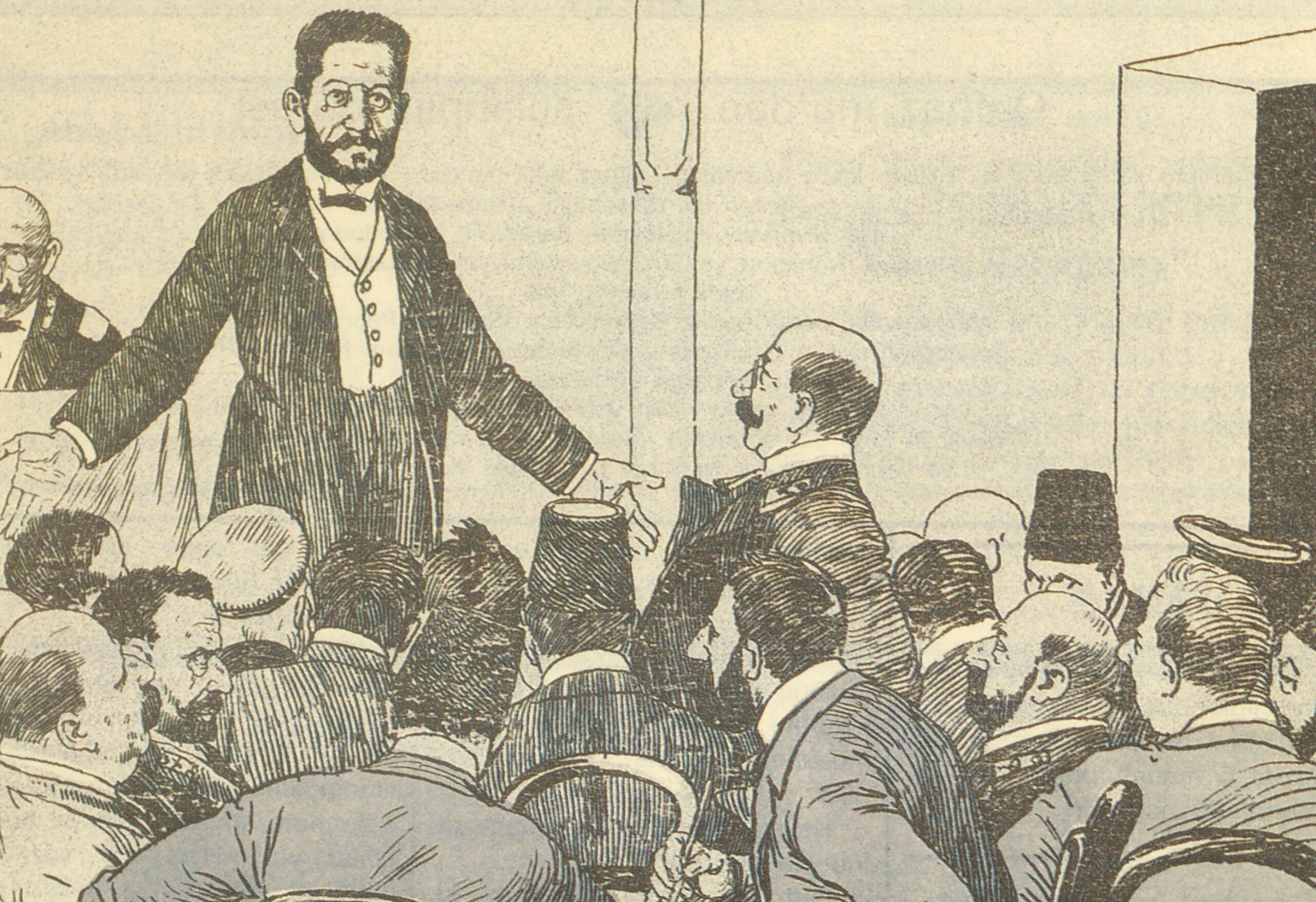 Addressing the Meeting