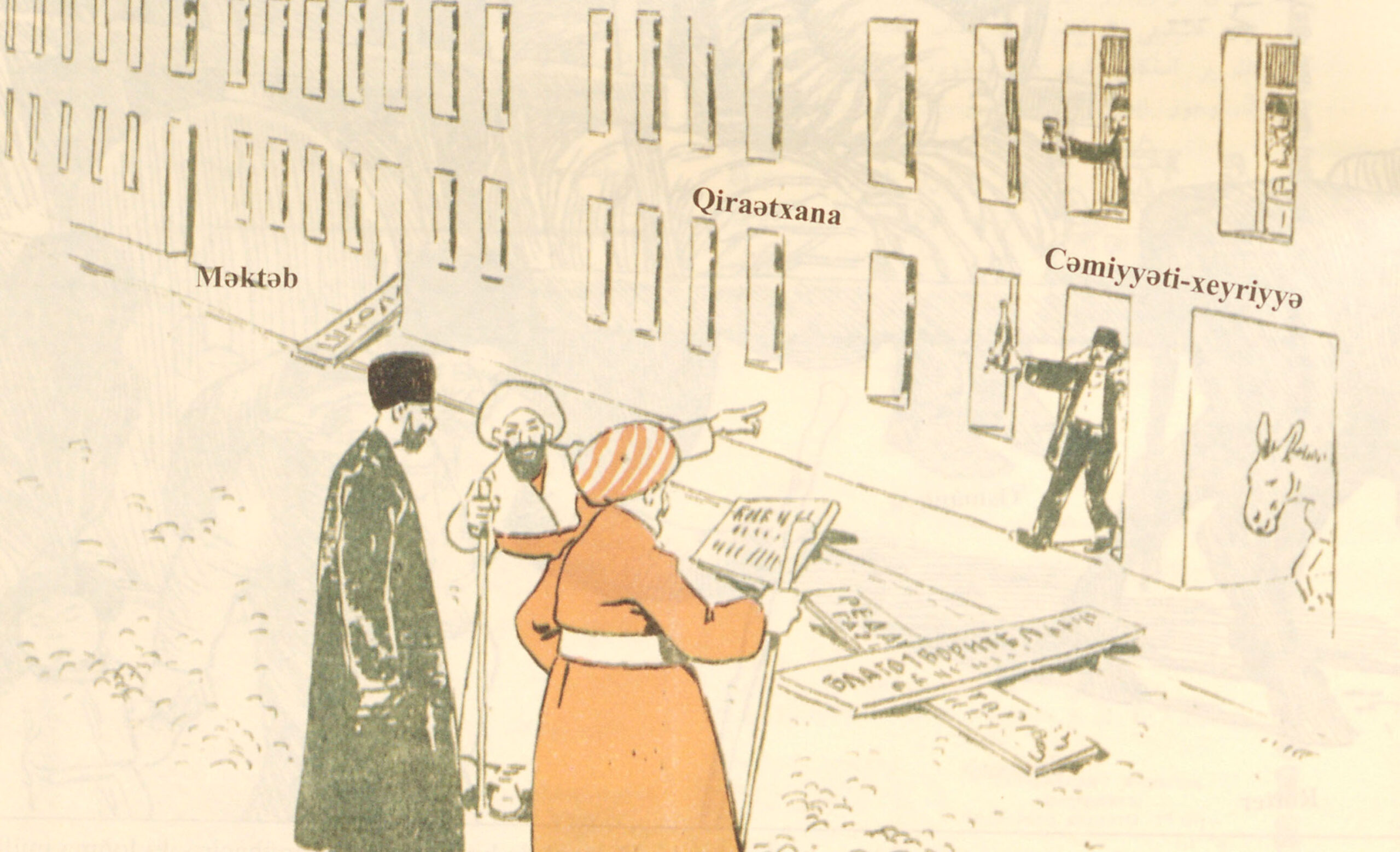 A Town in 1909 in the Caucasus