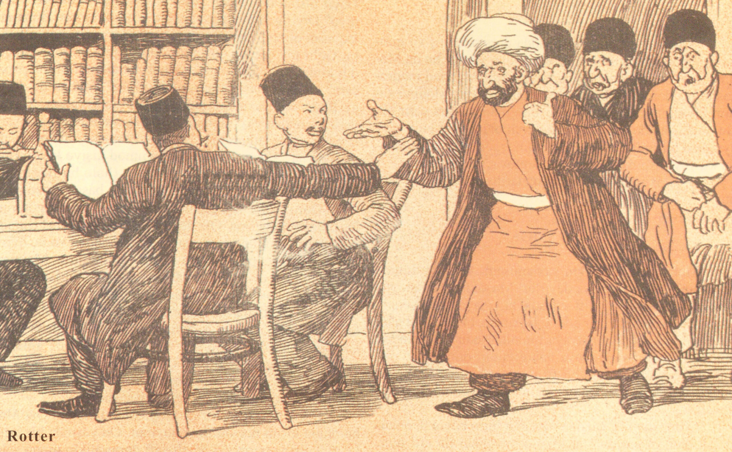 In a Reading Room in Şuşa