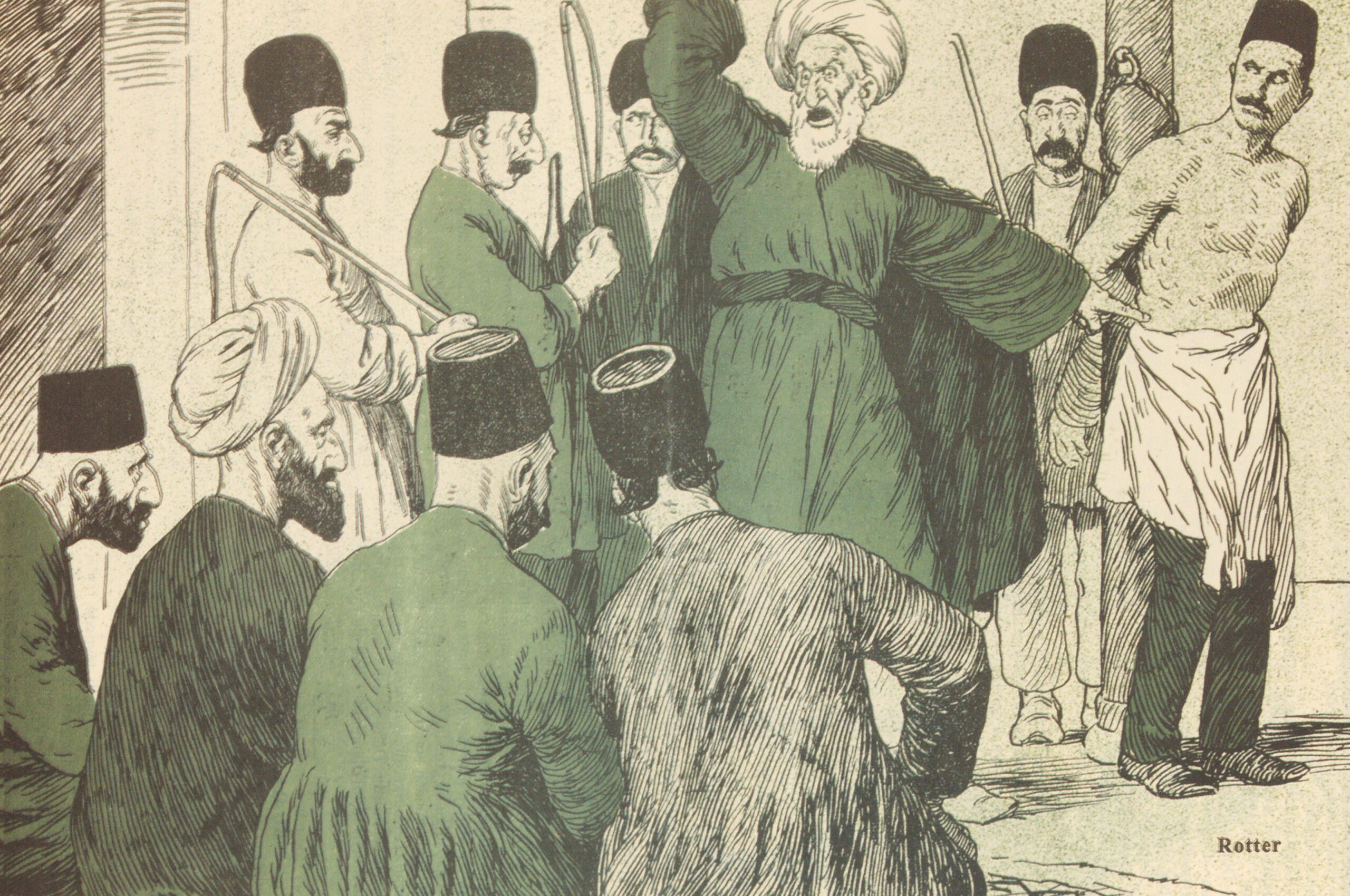 A Crowd Assembles for a Whipping