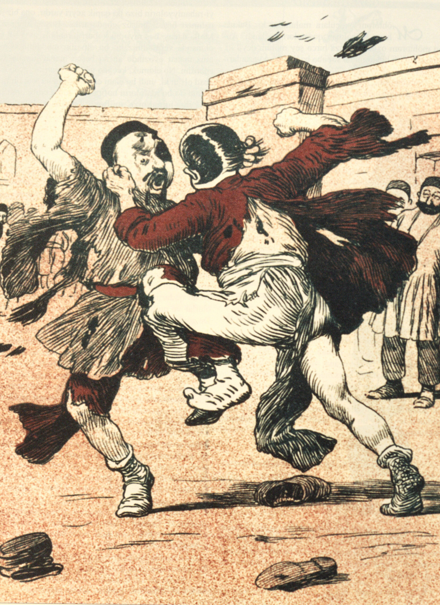 Newspaper Writers Fight