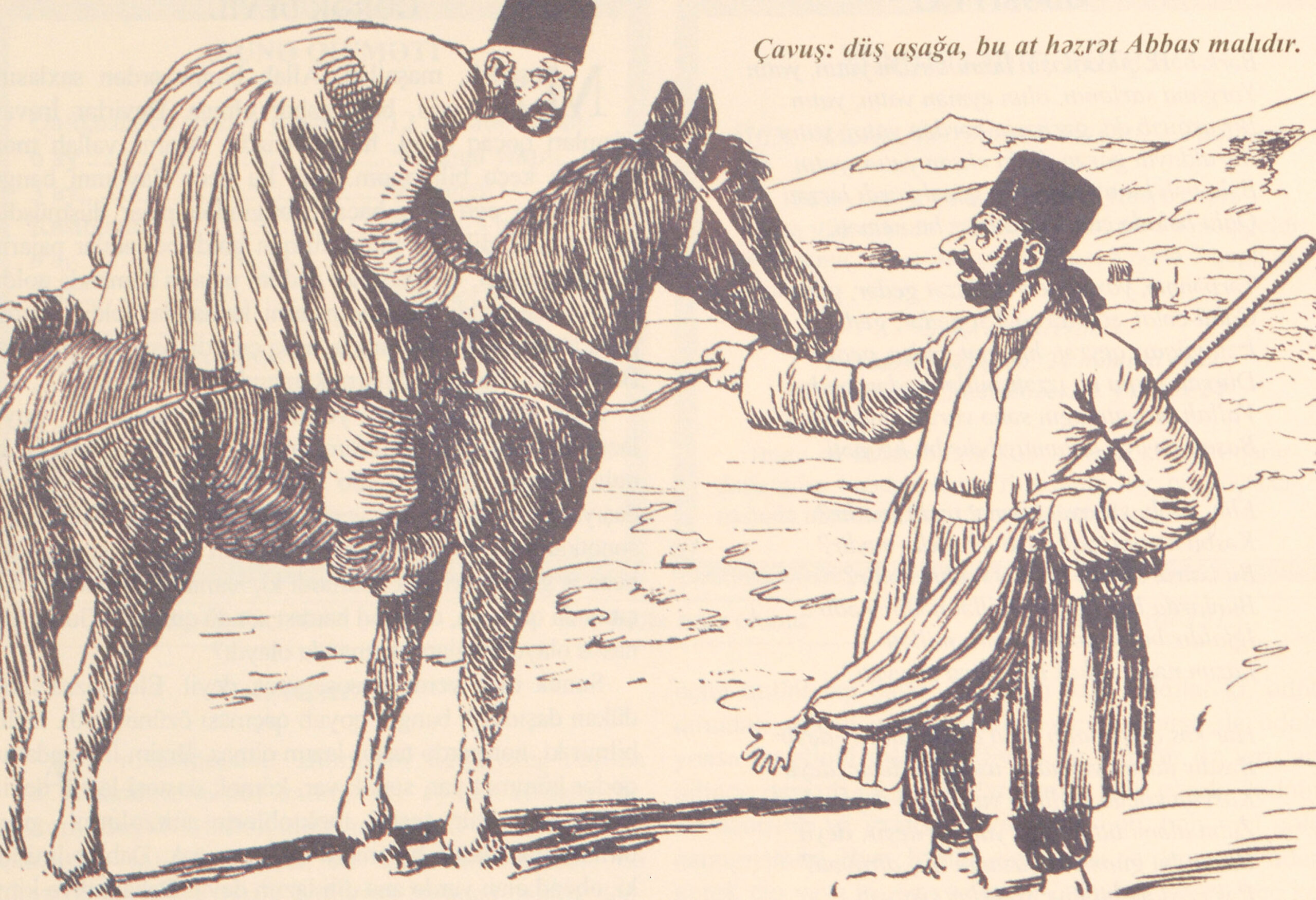 Two Men Determine Ownership of a Horse