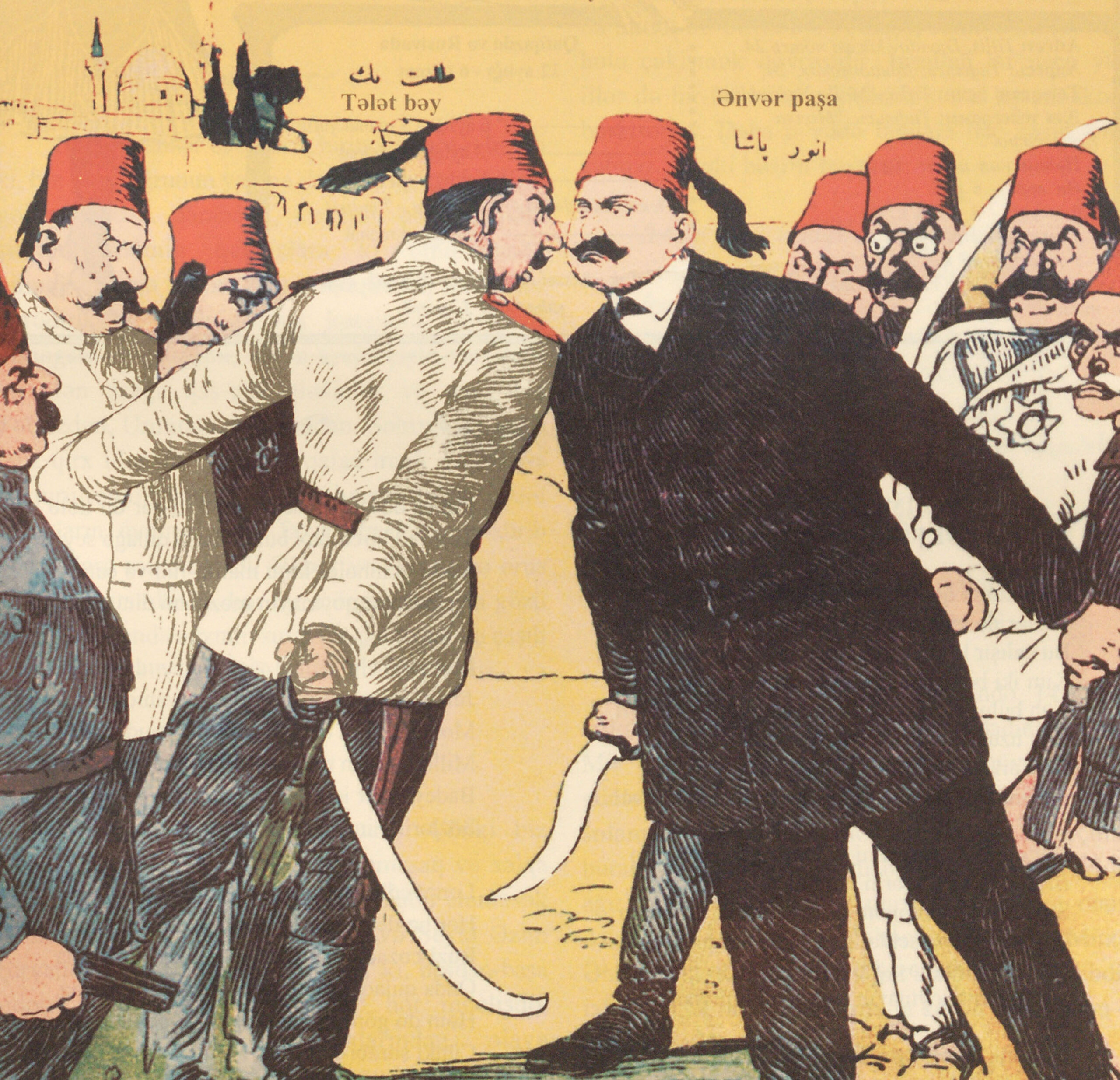 Enver Pasha and Talat Bey