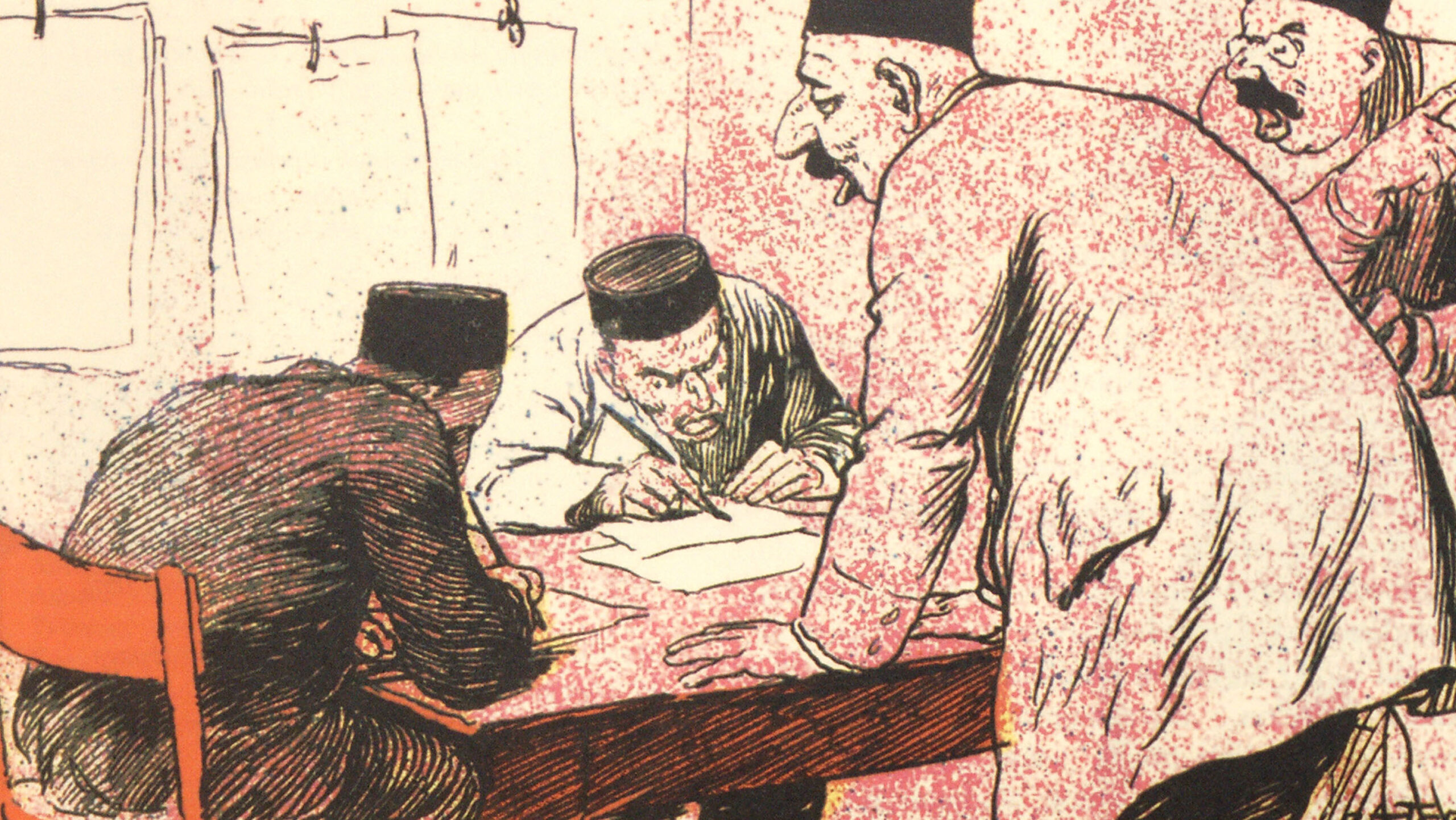 At the Editor of the Newspaper’s Office