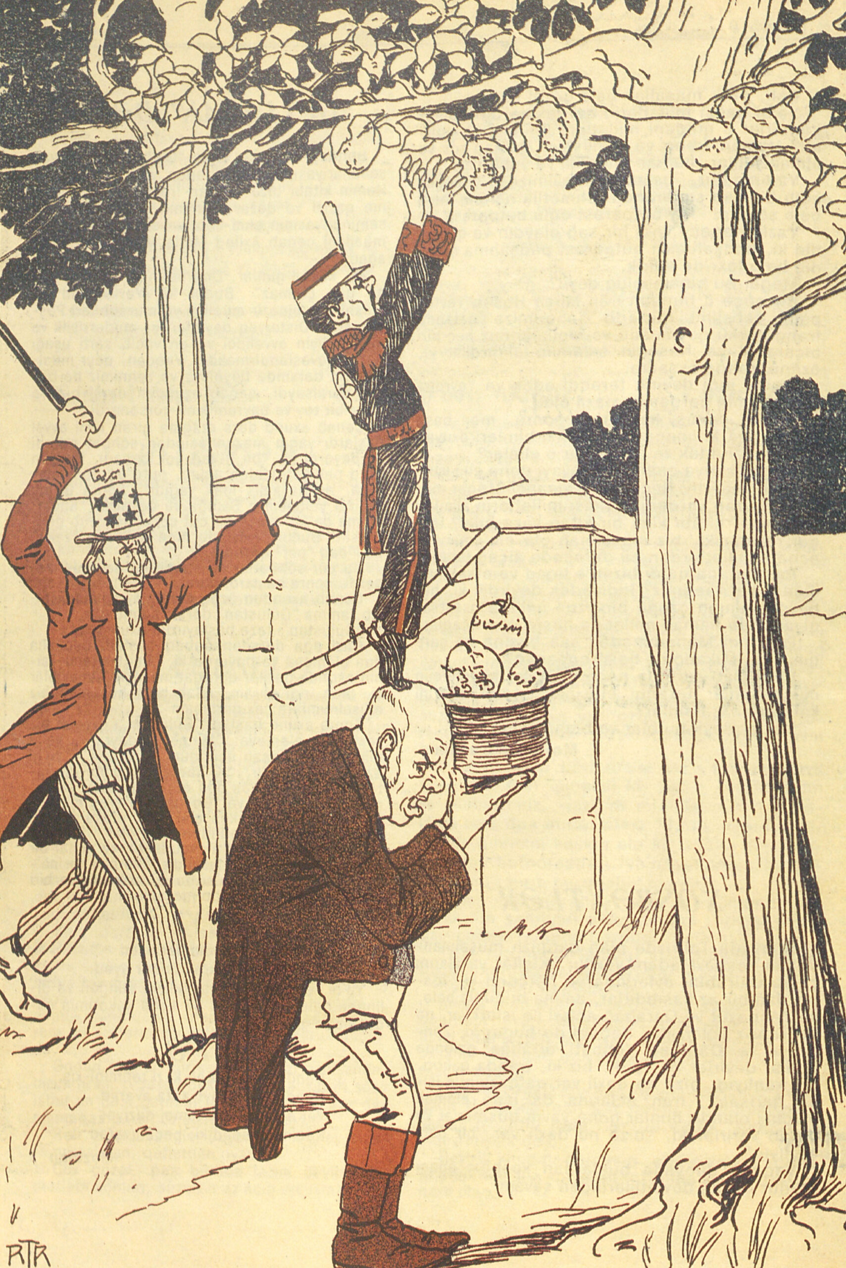 Uncle Sam Gets Angry at Japan and Britain